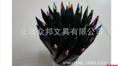 Factory Wholesale Direct Sales High-Grade Arborwood Six Angle Rod Wooden Painting Color Eco-friendly Pencil Pencil