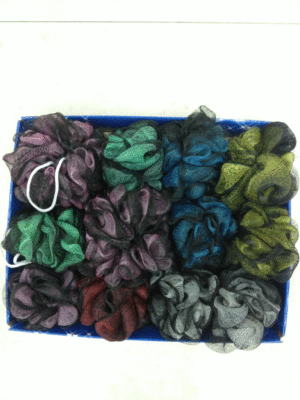 60g black color flower bath is a new environmental protection PE material factory
