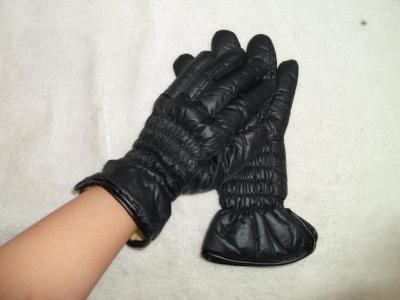 Ladies elastic down cotton waterproof thermal gloves