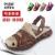 "Spot" should think of a genuine black hole Beach flip flops Sandals outdoor Sandals casual breathable men's shoes men's shoes