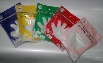 Disposable gloves and food grade pE new material thin film transparent thick 100 Pack