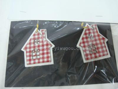 Factory direct Christmas collection ornaments decorating houses wood fabric pendant