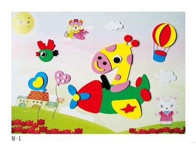 Solid handmade handmade EVA pen children's toys, toy stickers