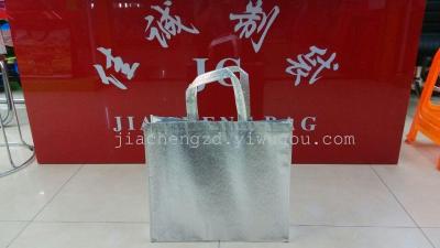 Non-woven bags non-woven aluminum laser film peritoneal shoping bags, present bags non-woven cloth bag shopping bag