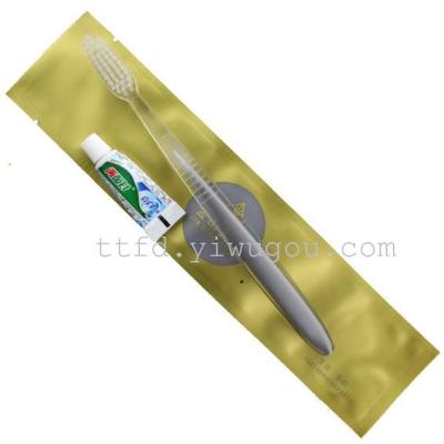 Toothbrush hotel hotel products soft wool two - color high - grade atmosphere the disposable Toothbrush