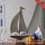 Large ship Model Mediterranean-style Wooden Crafting Home Decoration Pieces Single Sailboat MA04320