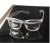 Restoring ancient ways all transparent crystal white color flat mirror concave shape essential frame glasses