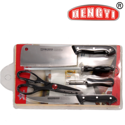 Heng Hengyi 5510 Knives Gift Set Knives Cutting Board Knives Pine Cutting Board Kitchen Hardware