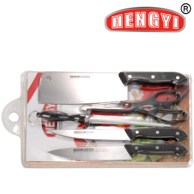 5519 Knives Set, Gift Knives, Cutting Board Knives, Pine Cutting Board, Kitchen Hardware
