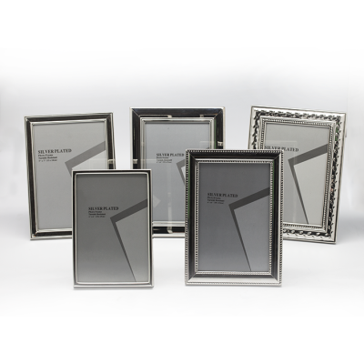 Silver metal frame manufacturers direct sales certificate frame metal frame