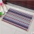Small color square floor mats non-slip foot pads small stripes rug