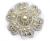 Korean fashion rhinestone brooch Pearl Classic luxury fashion fashion rhinestone brooch bouquet brooch pin