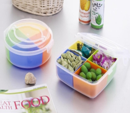 four-color fruit plate melon and fruit box creative utensils factory direct sales 284-520