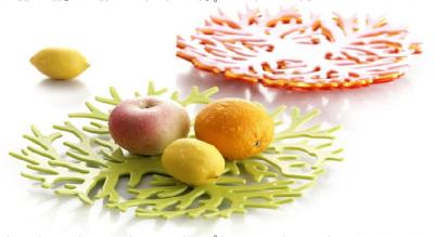 Plate coral bowls plastic commodity factory outlet minimalist style fruit holder 284-902