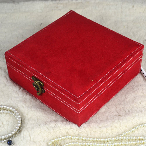 Guanyu Factory Direct Sales Korean Multi-Functional Flannel Cosmetic Case Jewelry Jewelry Box Hot Sale Loss Clearance 