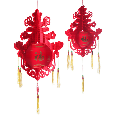 Hotels in relocation and Mid-Autumn Festival of Spring Festival lantern festival red plastic wedding factory direct wholesale