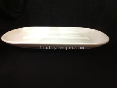 Melamine rectangular plate
