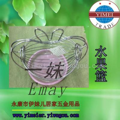 Factory Direct Sales-Electroplating Big Apple Swing Fruit Basket-Customization as Request-Home, Hotel Supplies