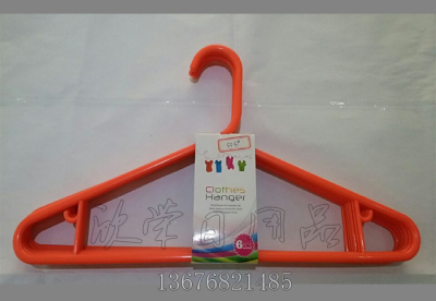 Hanger Non-Slip Hanger Traceless Plastic Clothes Hanger Drying Rack 6 Pack