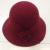 Wool felt custom-shaped female cone Hat roses decorate wool fisherman's hat