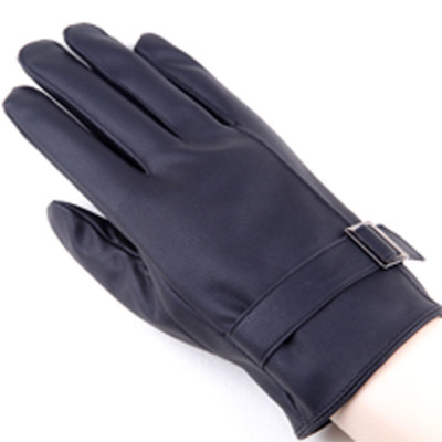 Bai Hu Wang PU washed leather glove. winter warm gloves. extra fleece super soft washed leather gloves