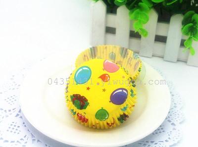 Baking paper pate tart egg tart paper cup oil paper cup spread 11cm brown cake paper