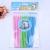 Student prizes creative gift card new wooden pencils with erasers pencil