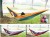 Certified SANJIA outdoor camping products assorted colors parachute fabric  hammock 