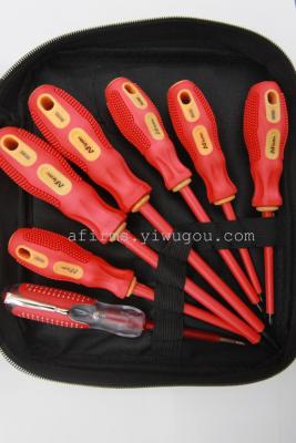 9038d-7pc Insulated Screwdriver Set Manual Tools Hardware Daily Necessities