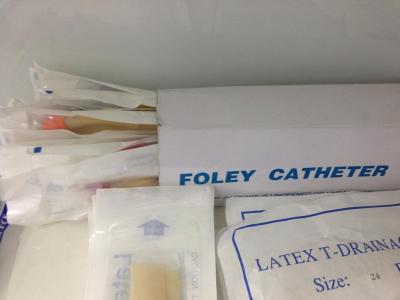 Sterile Foley catheter for single use disposable catheter reached double-cavity catheter