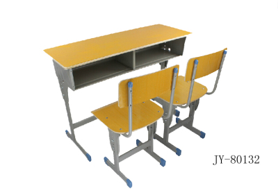Jy-80132 double desk chair elementary student class bounty desk study desk back chair