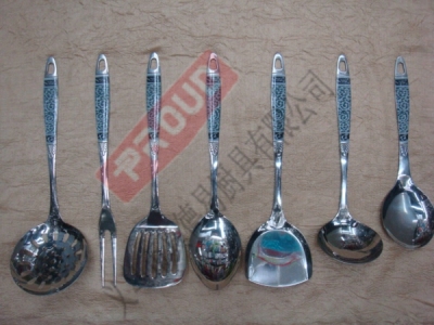 6370A stainless steel utensils, stainless steel spatula spoon, colanders, cooking spoon, spoon