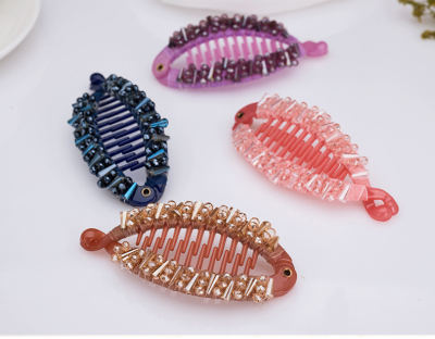 2016 the latest Korean headdress jewelry hairpin clip socks crystal crafts toys