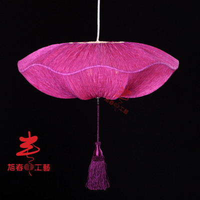Classical decoration lamps table lamps marine fabric cloth wire round lights Lotus Leaf lamp