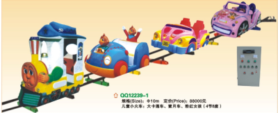 Factory direct train track train playground facilities for children