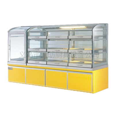 Drawer type hot top cabinet / commercial hot cakes / biscuits hot cakes / display cabinet