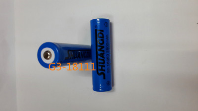 3.7V lithium battery shuangdi18650 lithium batteries rechargeable batteries blue