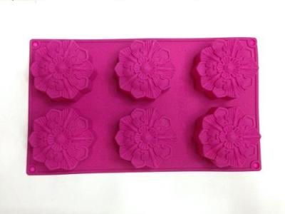 6 even silicone cake mold flower design moulds pastry dessert mold