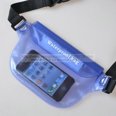 PVC waterproof pockets, waterproof outdoor swimming bag, you can also install a cell phone, camera