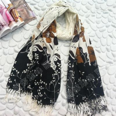 Printed Twill scarf scarves shawl gift store clothing
