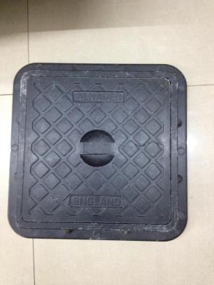 Manufacturers direct selling plastic manhole cover diamond-shaped composite manhole cover resin inspection well cover 25*25CM