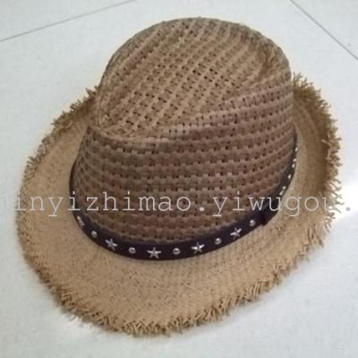 Papyrus stereotypical Hat belt decorative paper straw hat