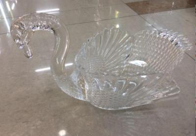 3025 transparent acrylic candy jar fruit bowl Swan continental sugar bowl candy dish Compote fruit bowl Acrylic Candy Holder