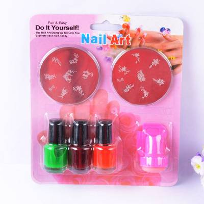 Nail tools wholesale printing template Nail set of seven Nail DIY printing template set