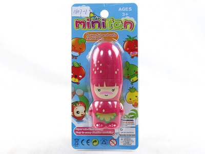 Summer hot sell mini toy small fan fruit series mini toy small fan
