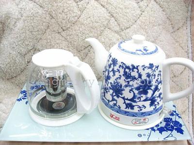 Authentic Jia Xuan handicraft gift pumped ceramic electric kettle tea set automatically add water to boil at home