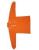 230g boutique Orange collar long sleeves printed t