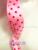 Lanyard printed dot Ribbon, ornaments printed with,   wholesale all kinds of ribbed polyester webbing tape printed tape