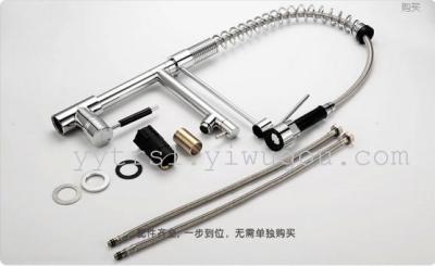 Telescopic kitchen faucet hot and cold sink tap drinking water faucet kitchen faucet copper
