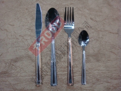 Stainless steel 2380A stainless steel cutlery, knives, forks, and spoons